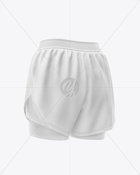 Women's 2 in 1 Shorts Mockup