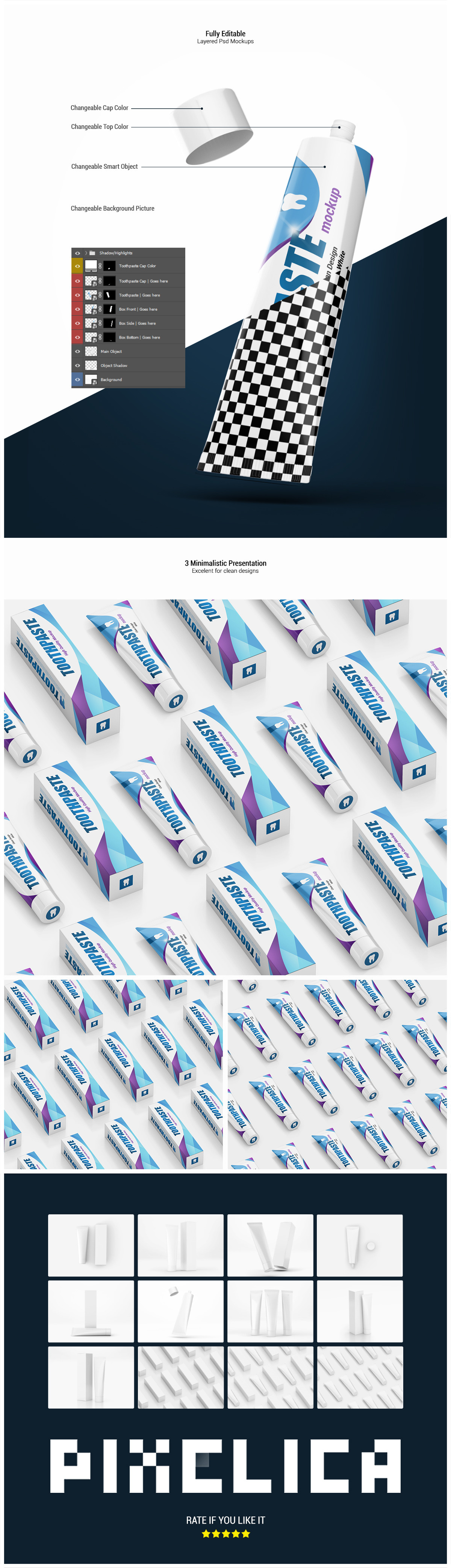 Toothpaste Mockup Toothpaste Mockup
