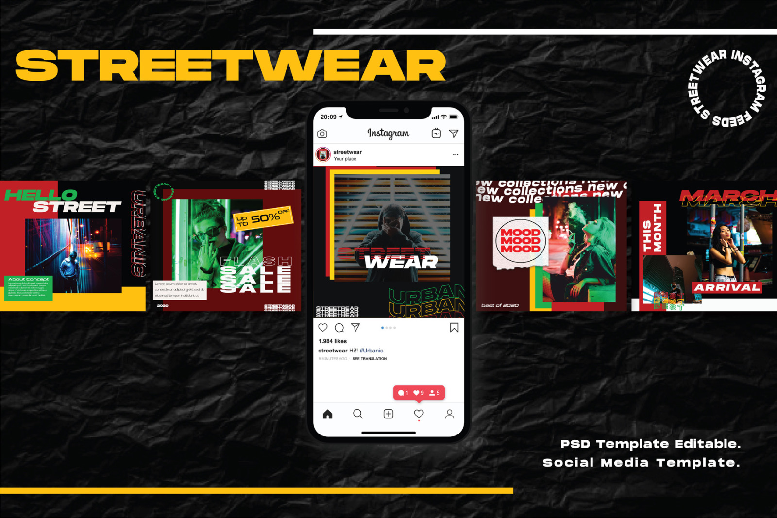 Streetwear - Instagram Template