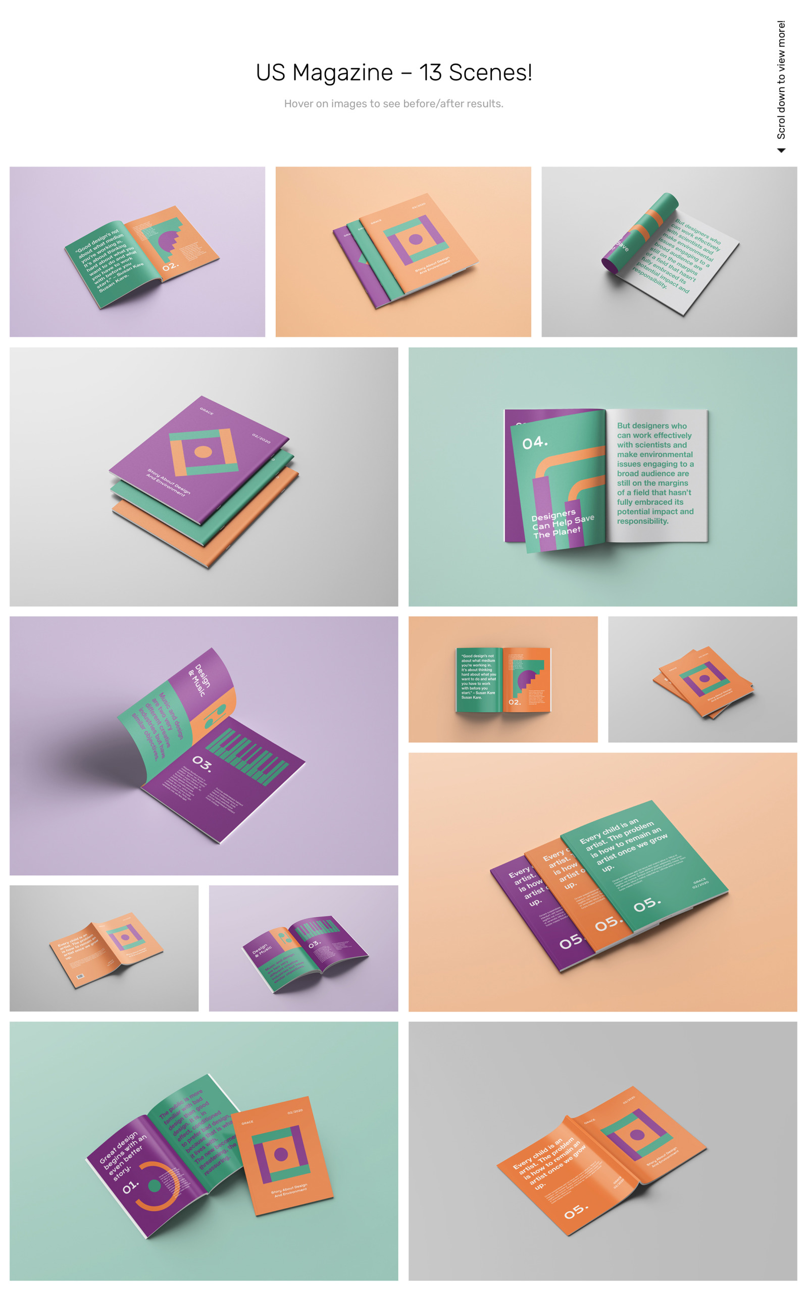 Magazine Mockups Magazine Mockups