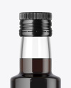 Clear Glass Balsamic Vinegar Bottle Mockup