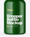 Glossy Dropper Bottle Mockup