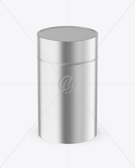 Round Tin Can Mockup