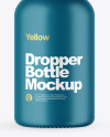 Matte Dropper Bottle Mockup