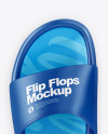 Flip Flops Mockup - Top View