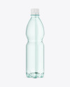 Green Plastic Water Bottle Mockup