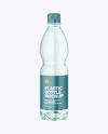 Green Plastic Water Bottle Mockup