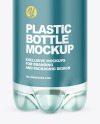 Green Plastic Water Bottle Mockup