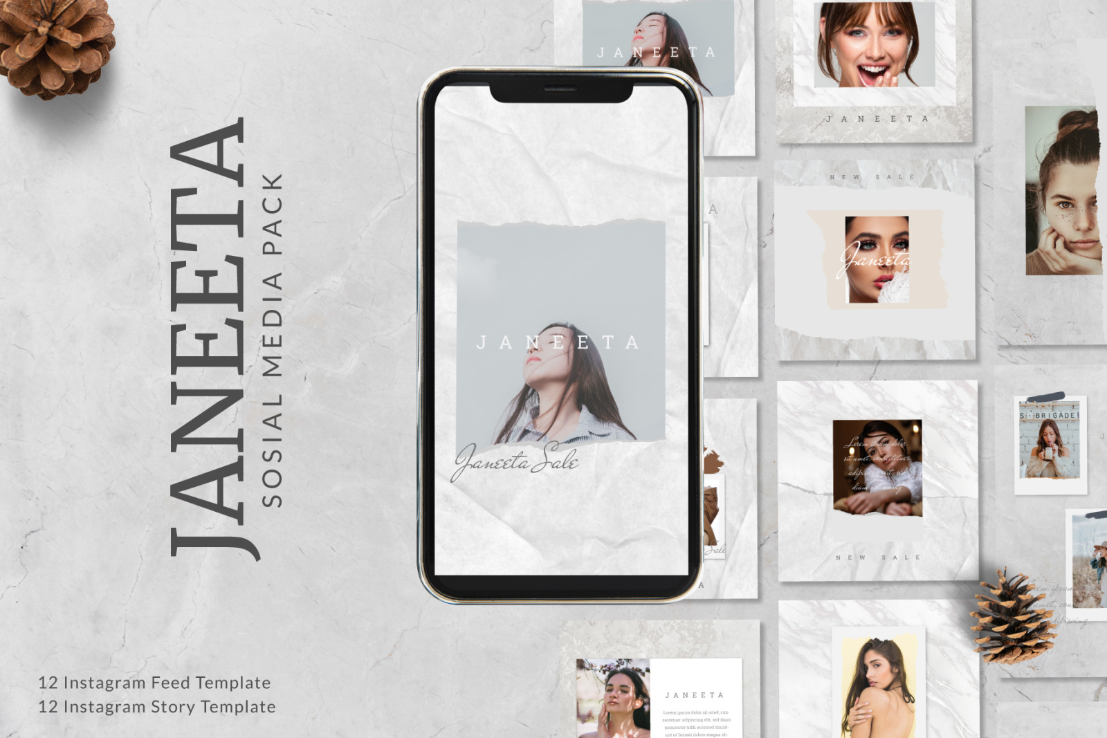 Janeeta - Instagram Template