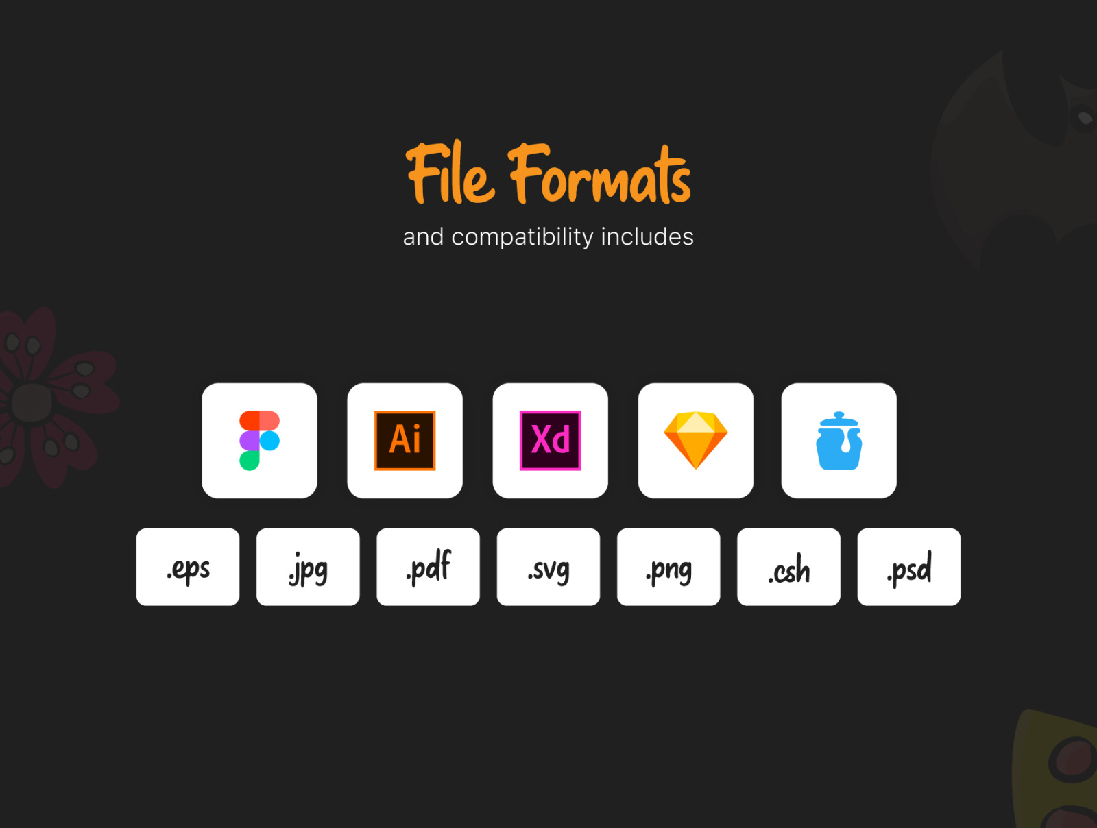 1100+ Flat Hand Drawn Icons