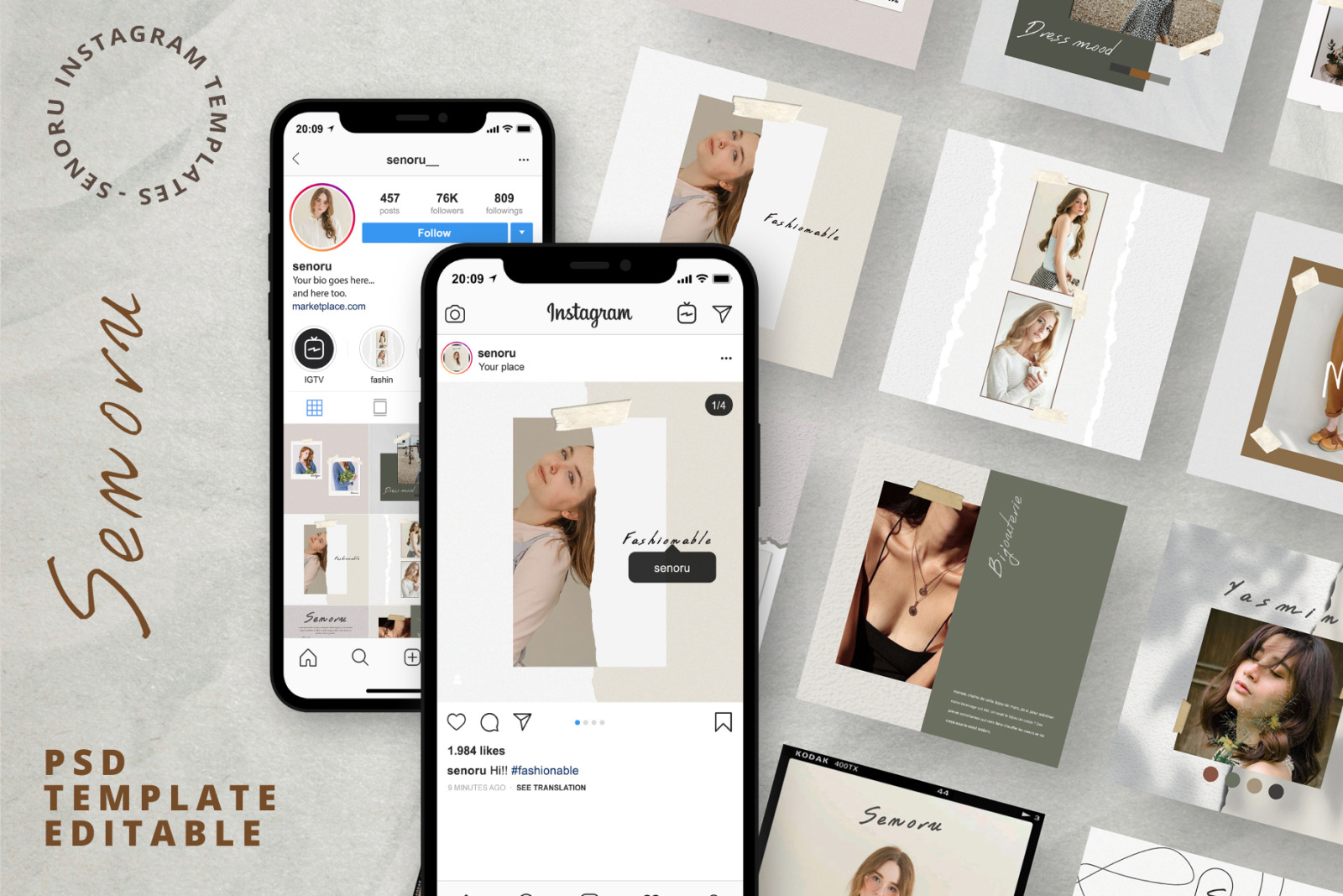Senoru - Instagram Template Senoru - Instagram Template