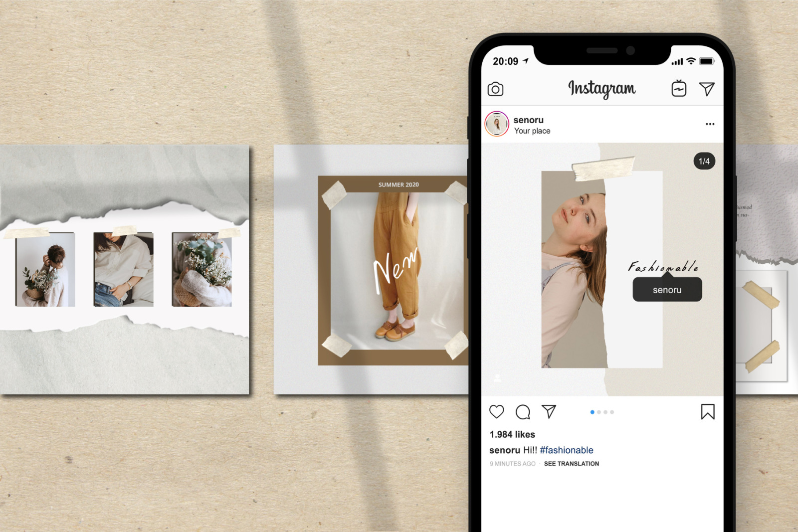 Senoru - Instagram Template Senoru - Instagram Template