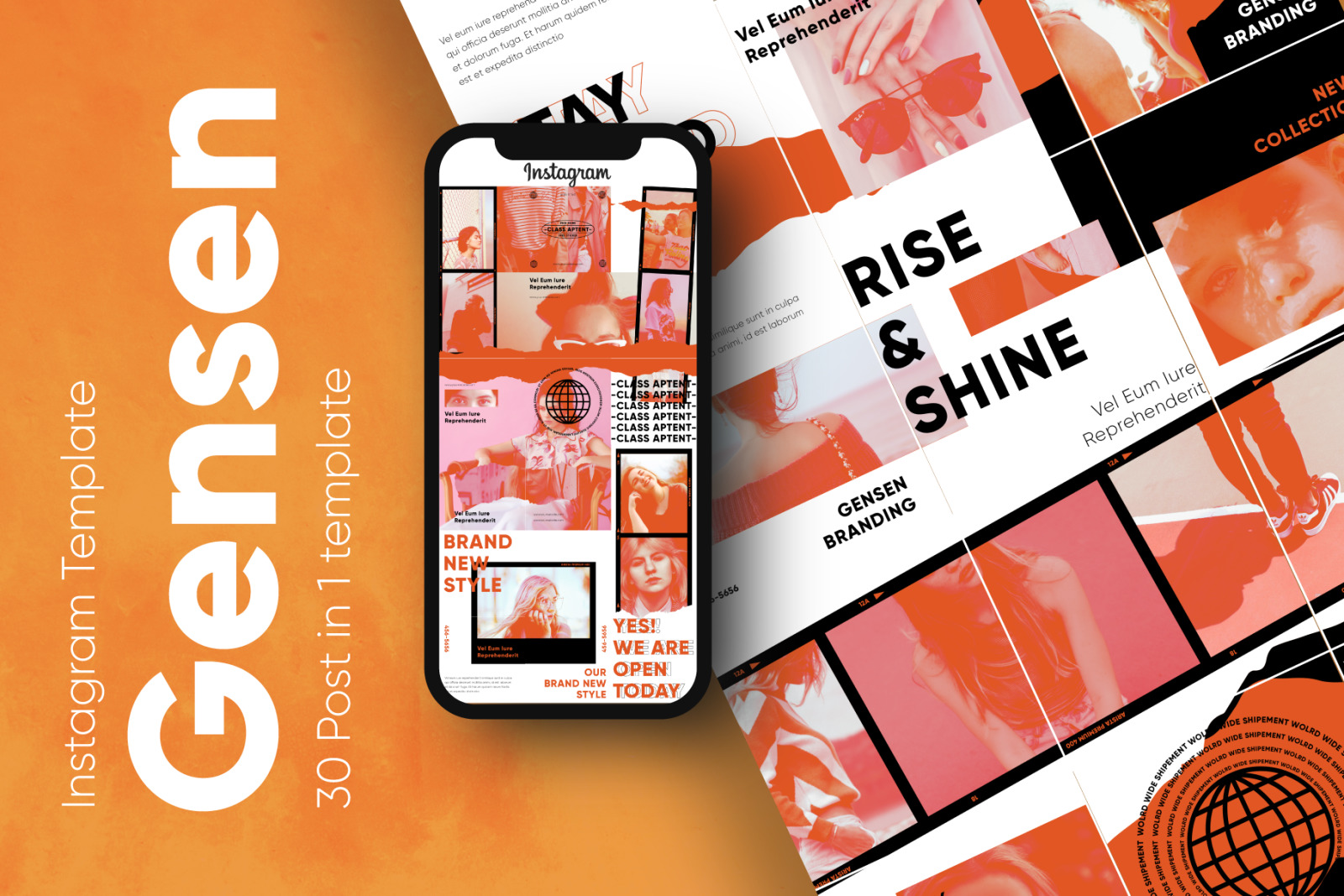 Gensen - Instagram template Gensen - Instagram template