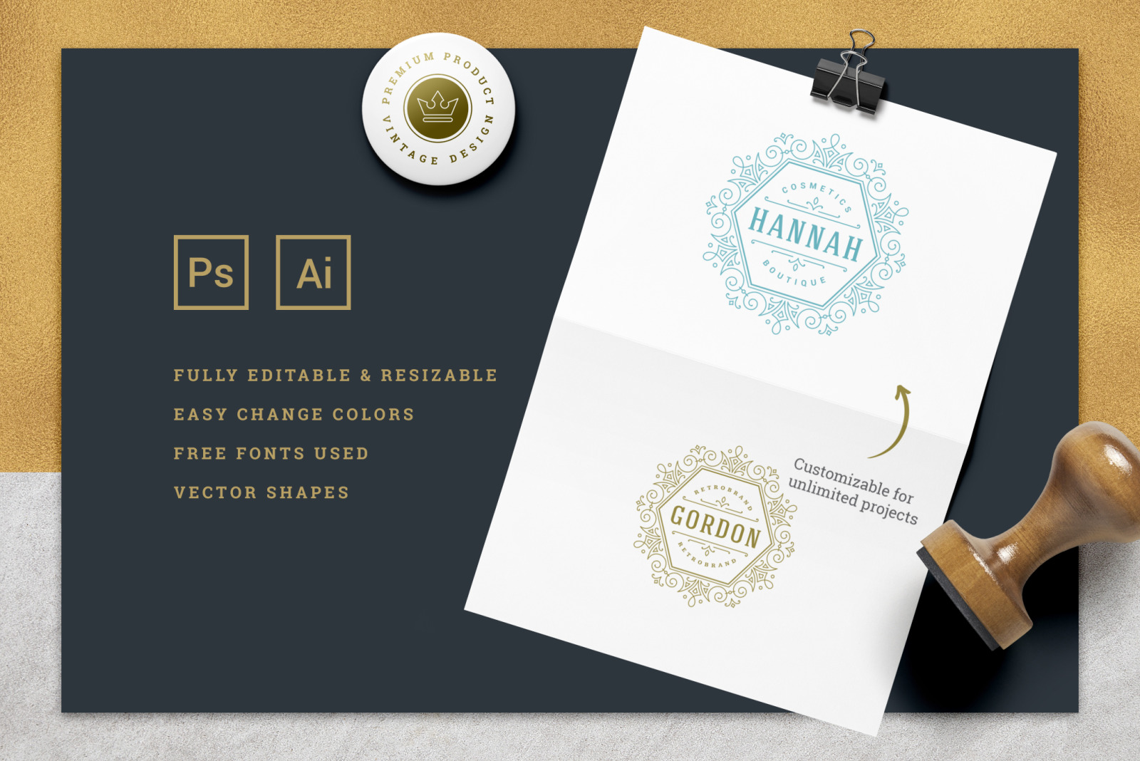 36 Luxury Ornament Logos 36 Luxury Ornament Logos
