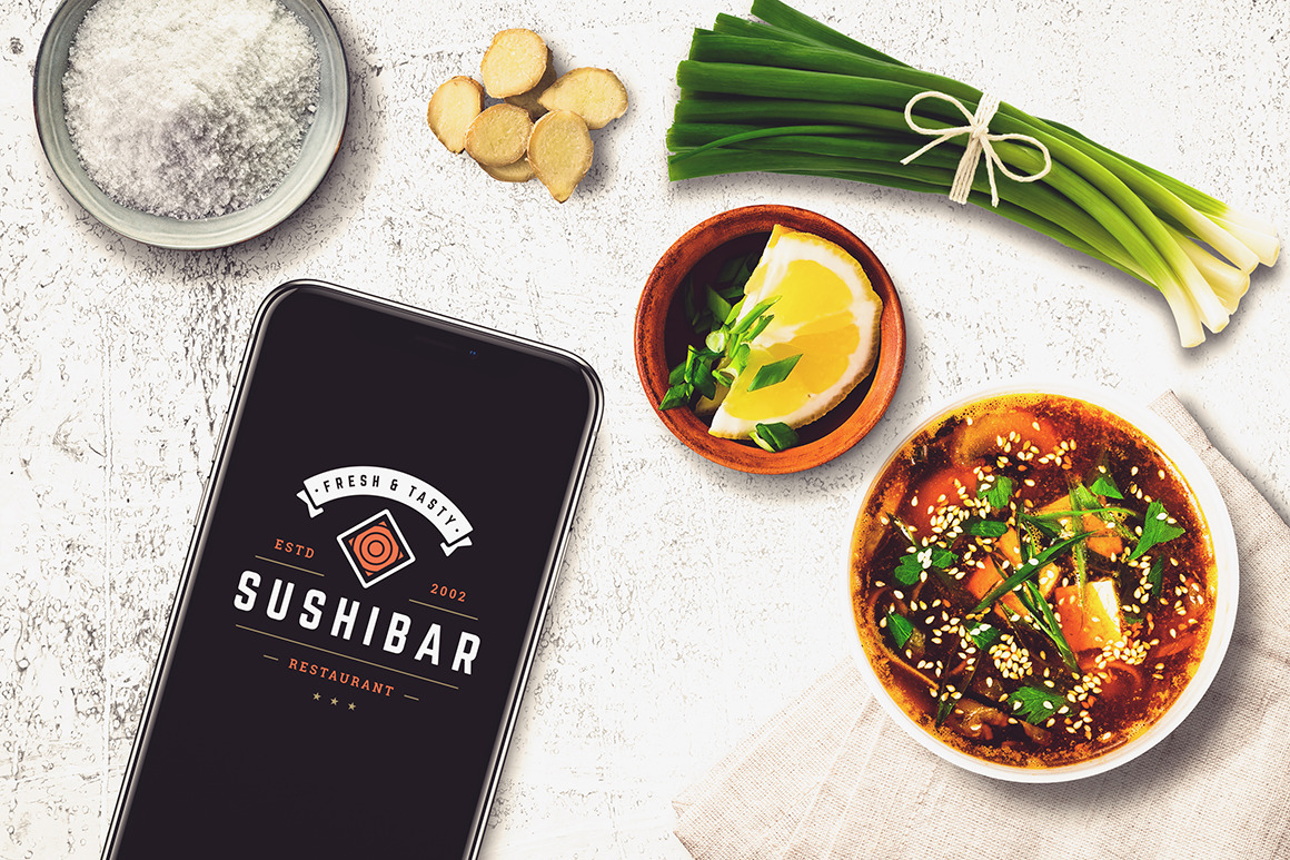 18 Sushi Bar Logos and Badges