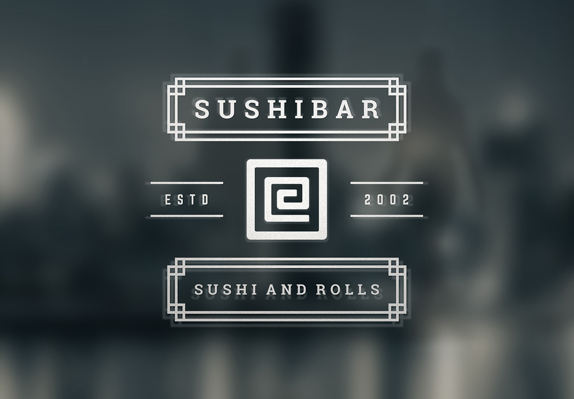 18 Sushi Bar Logos and Badges 18 Sushi Bar Logos and Badges