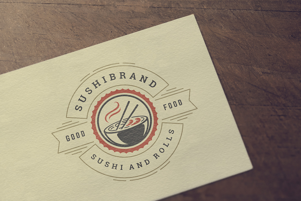 18 Sushi Bar Logos and Badges 18 Sushi Bar Logos and Badges