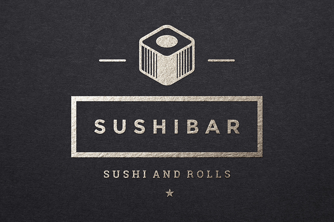 18 Sushi Bar Logos and Badges