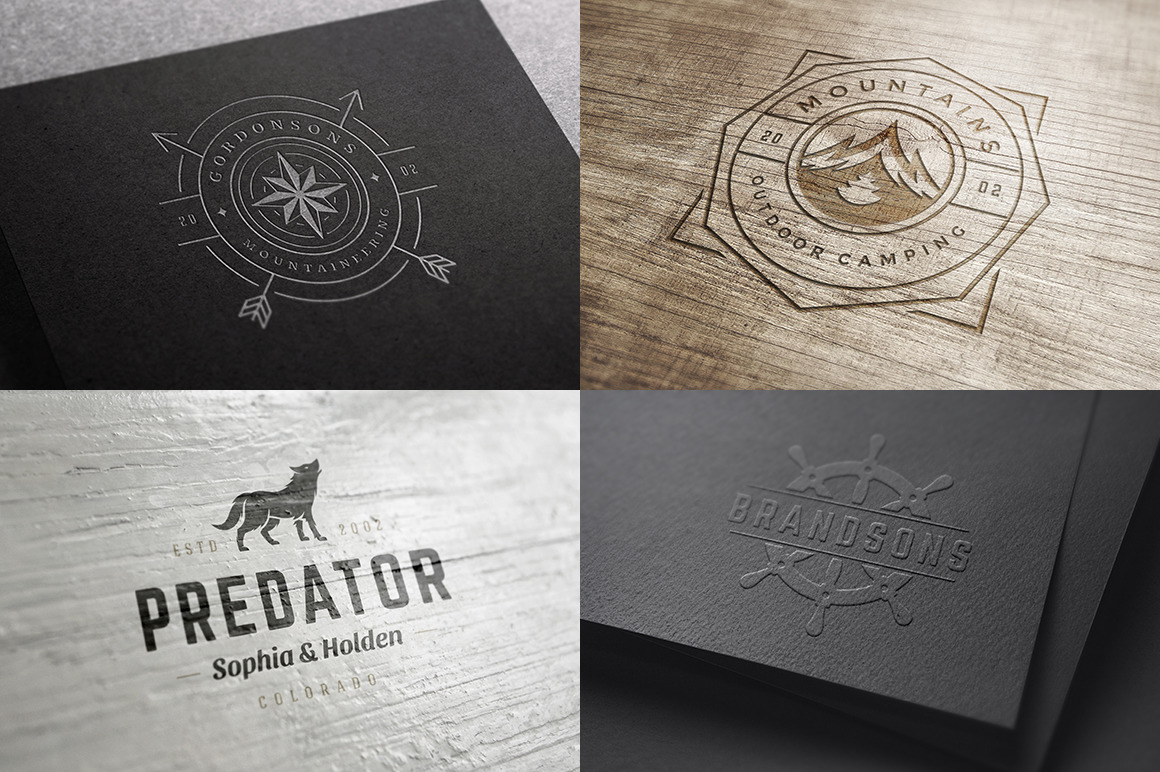 50 Outdoor logos and badges