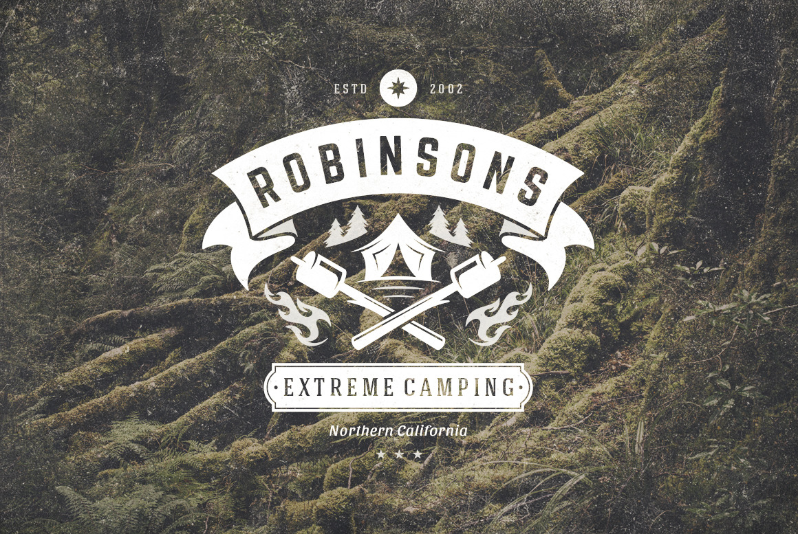 50 Outdoor logos and badges