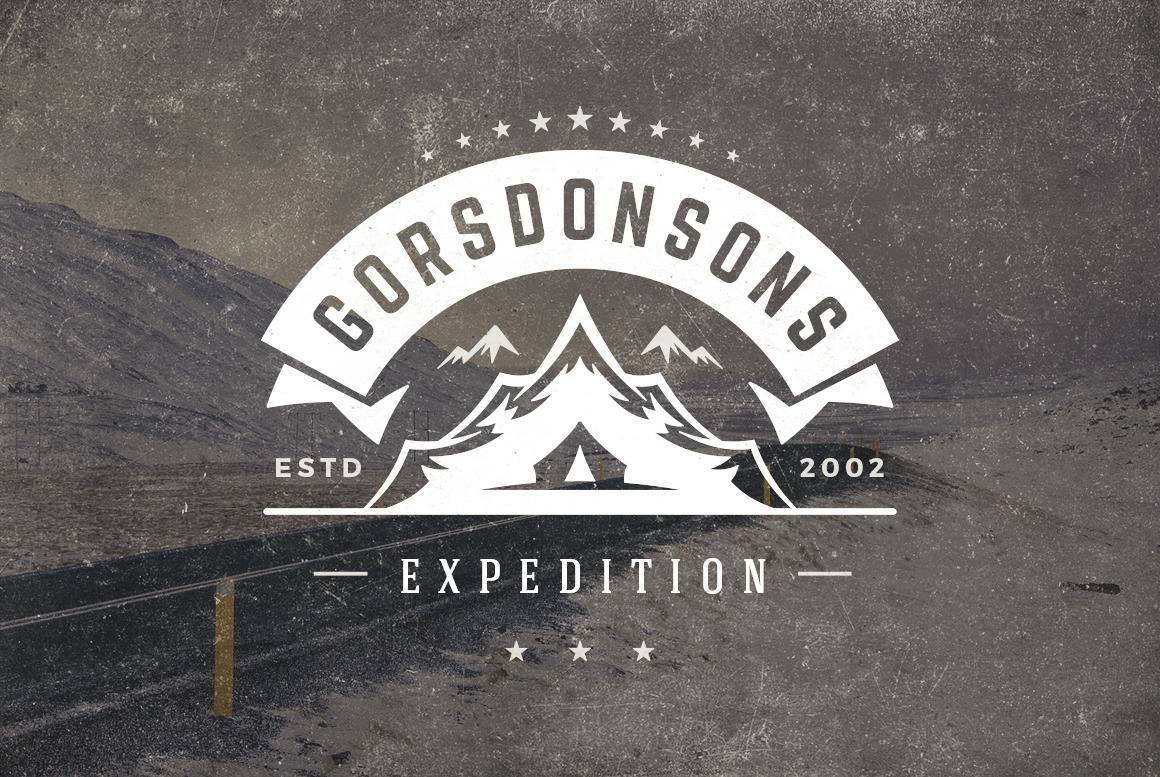 50 Outdoor logos and badges