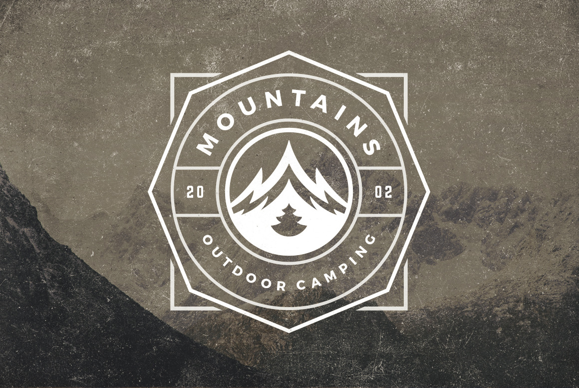 50 Outdoor logos and badges