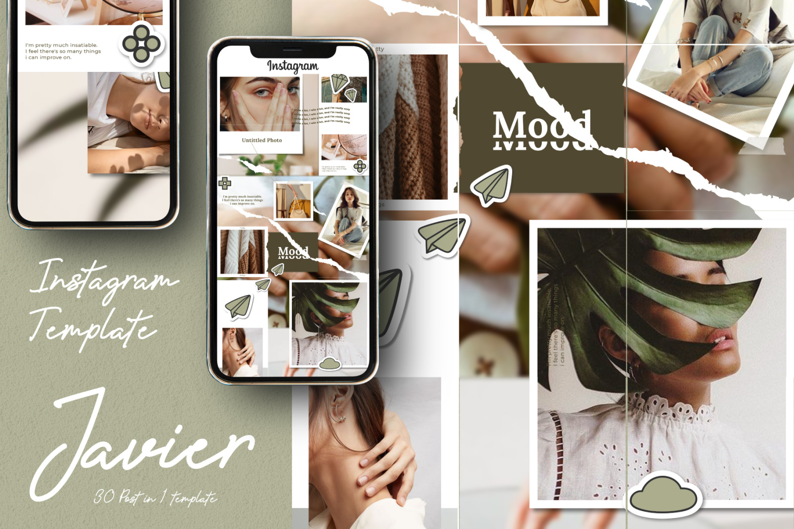 Javier - Puzzle Instagram Template