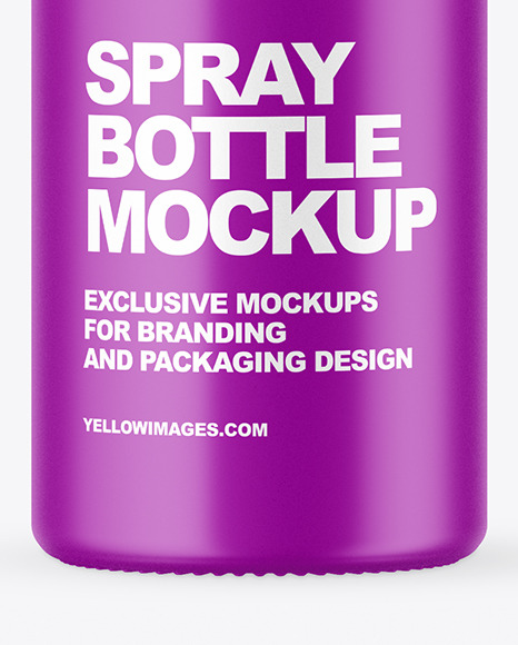 Matte Nasal Spray Bottle Mockup