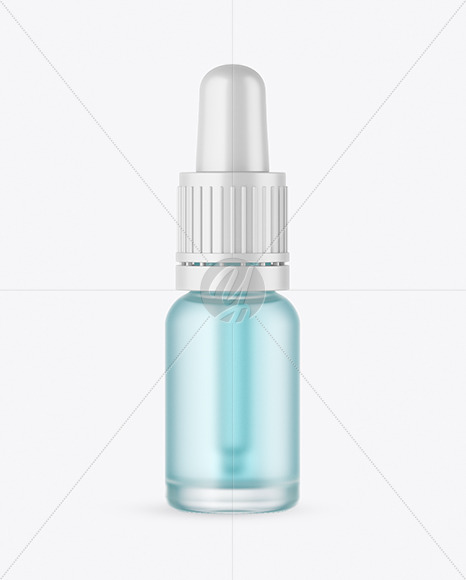 Frosted Glass Dropper Bottle Mockup