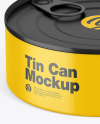 Matte Tin Can Mockup