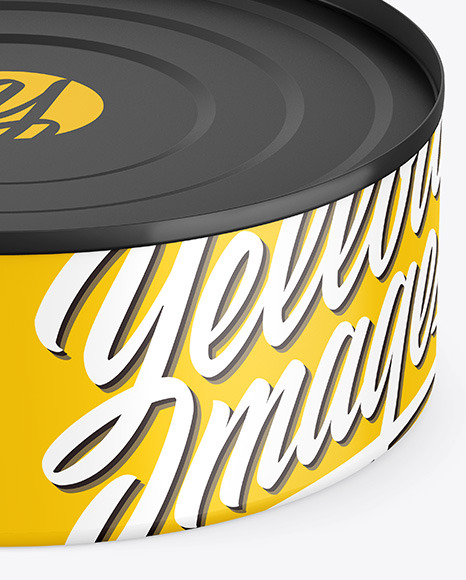 Matte Tin Can Mockup