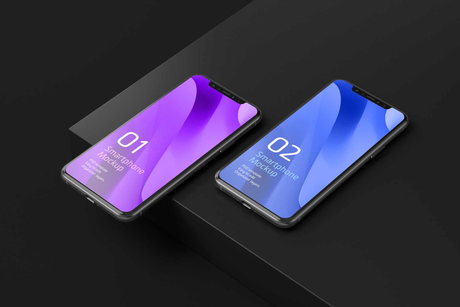 Dark iPhone 11 Pro Dark Mockup