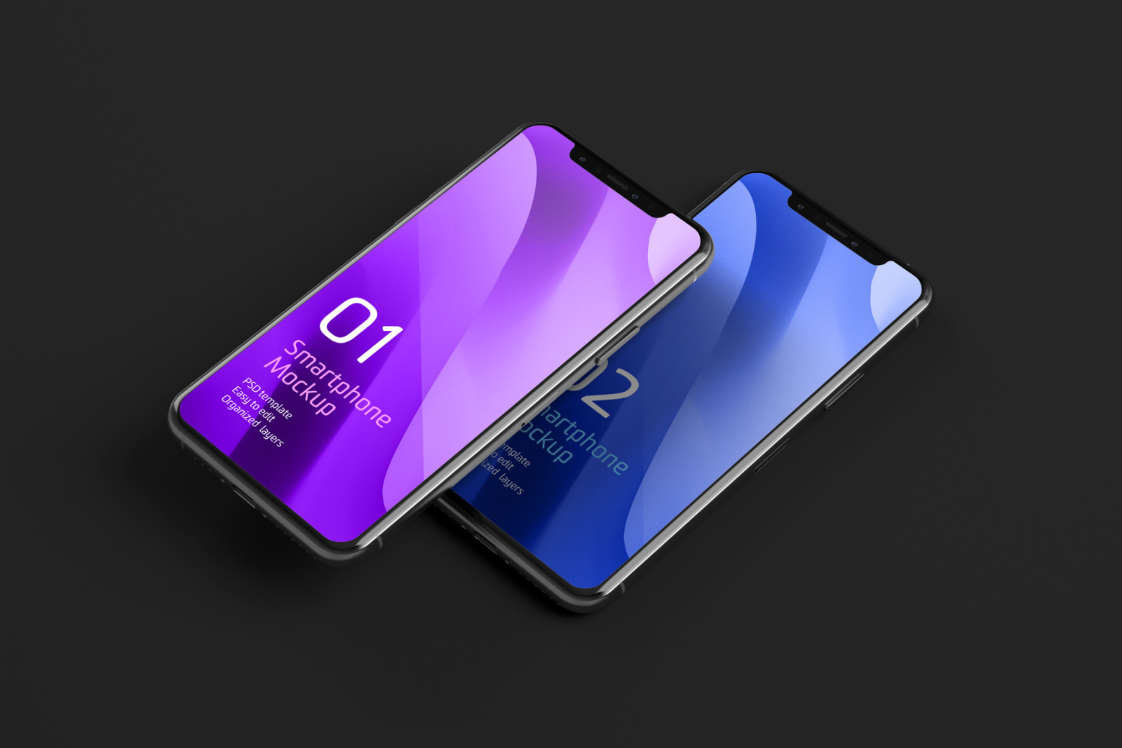 Dark iPhone 11 Pro Dark Mockup