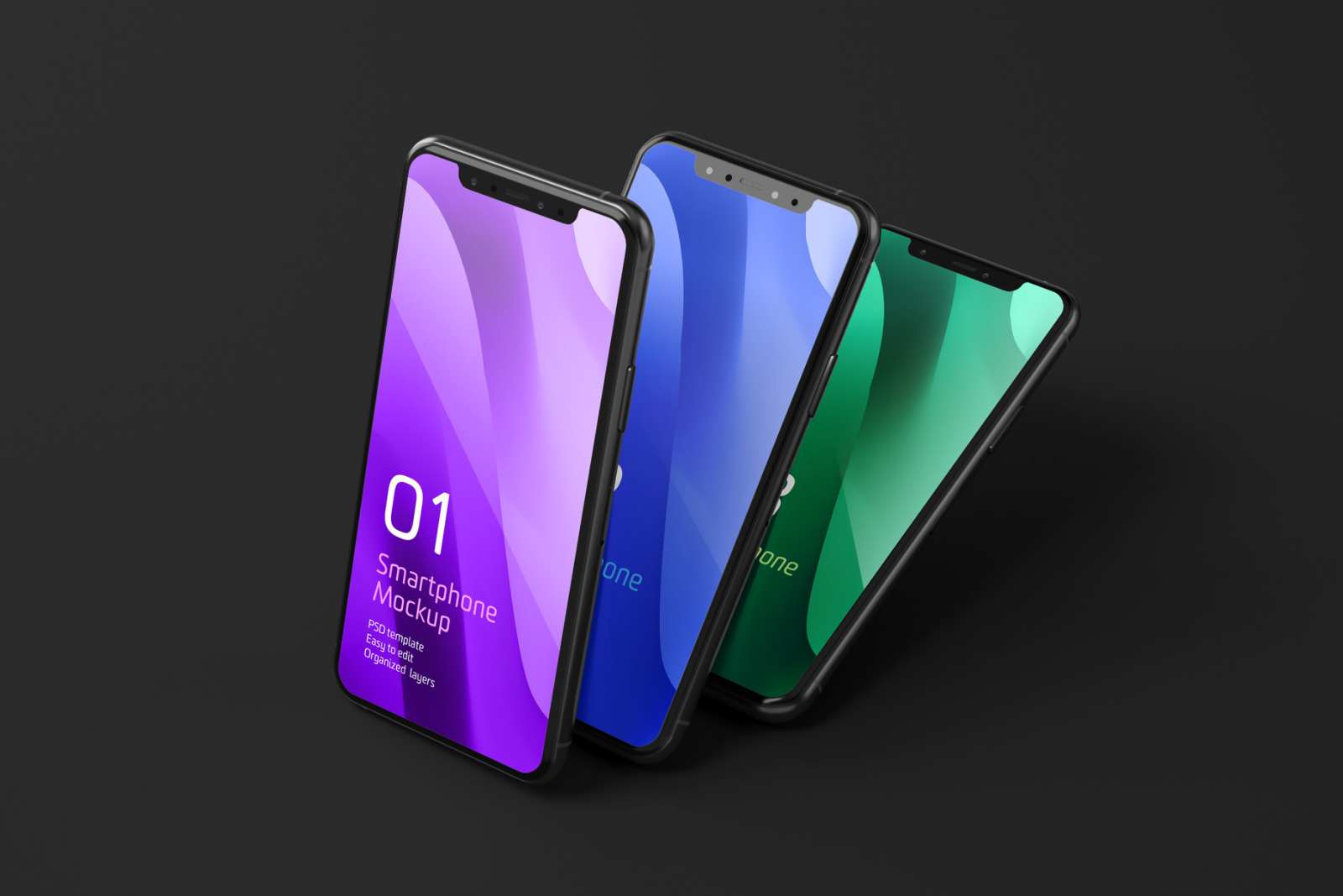 Dark iPhone 11 Pro Dark Mockup