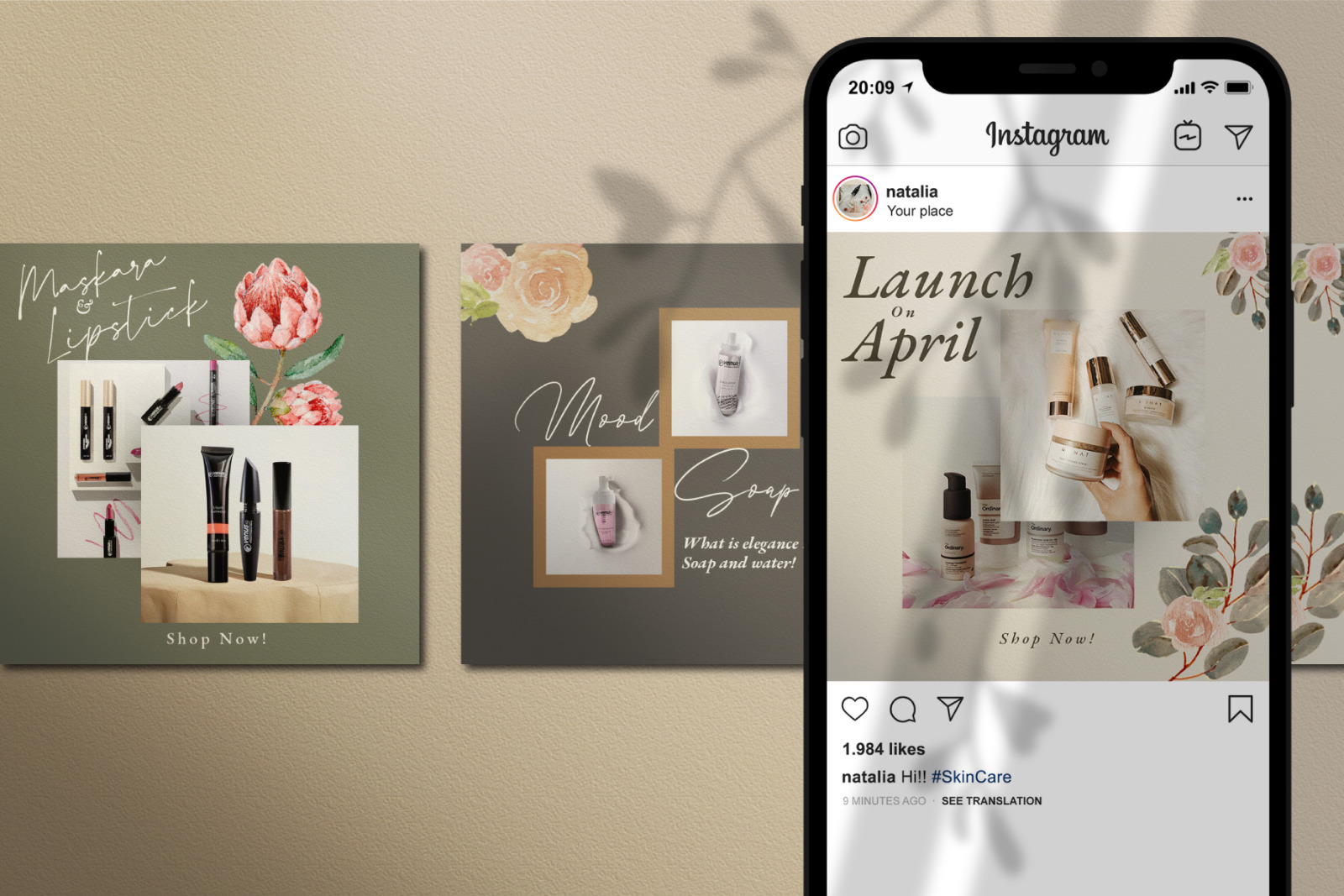 Natalia - Instagram Template Natalia - Instagram Template