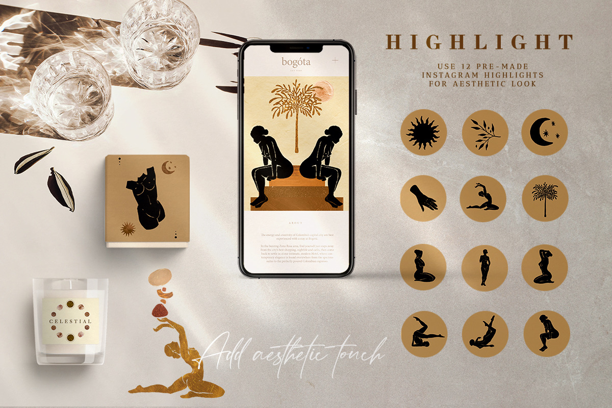 Astro Celestial Feminine Prints Astro Celestial Feminine Prints