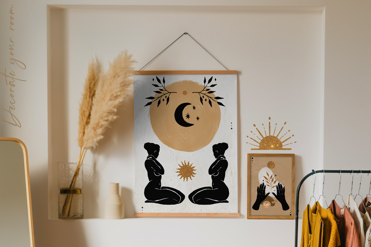 Astro Celestial Feminine Prints Astro Celestial Feminine Prints