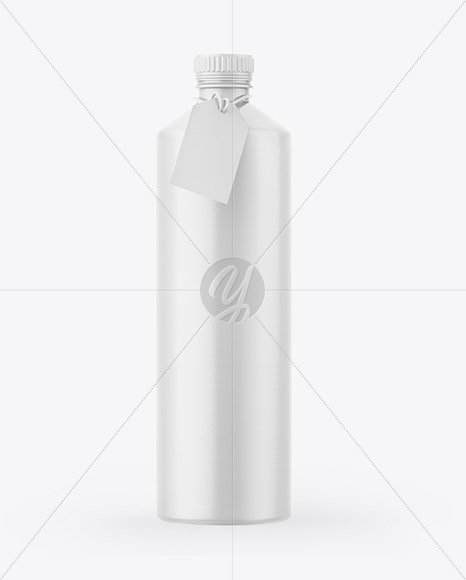 Glossy Plastic Bottle Mockup