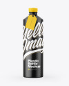 Glossy Plastic Bottle Mockup