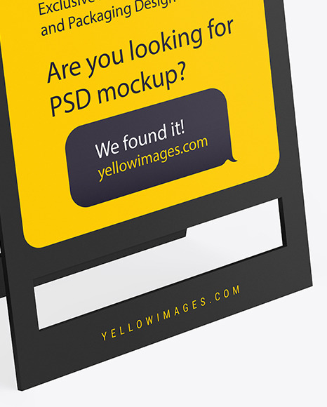 Pavement Sign Mockup