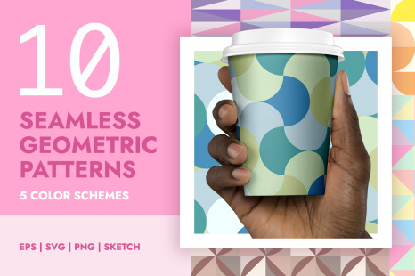 10x5 Seamless Geometric Patterns - Geometric patterns