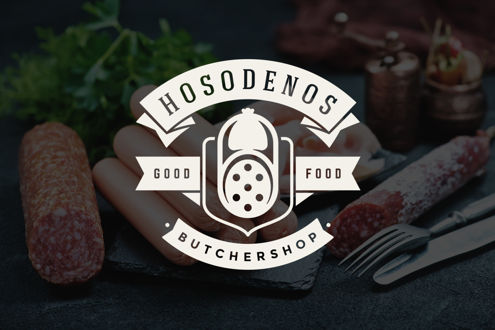 18 Meat Food Logos and Badges