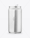 Metallic Drink Can Mockup