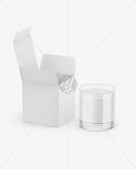 Candle W/ Box Mockup