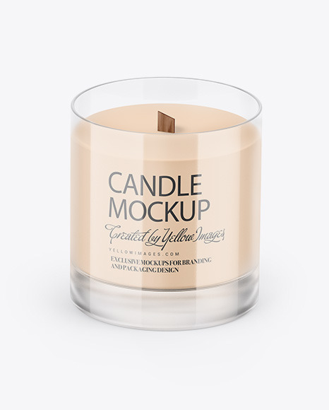 Candle W/ Box Mockup