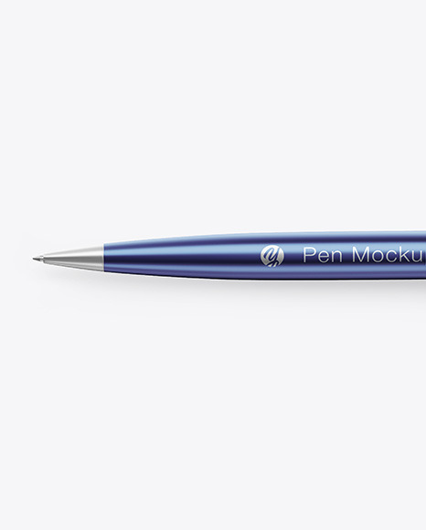 Matte Metallic Pen Mockup