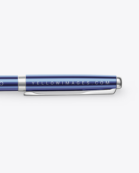 Matte Metallic Pen Mockup