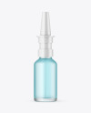 Frosted Glass Nasal Spray Bottle Mockup