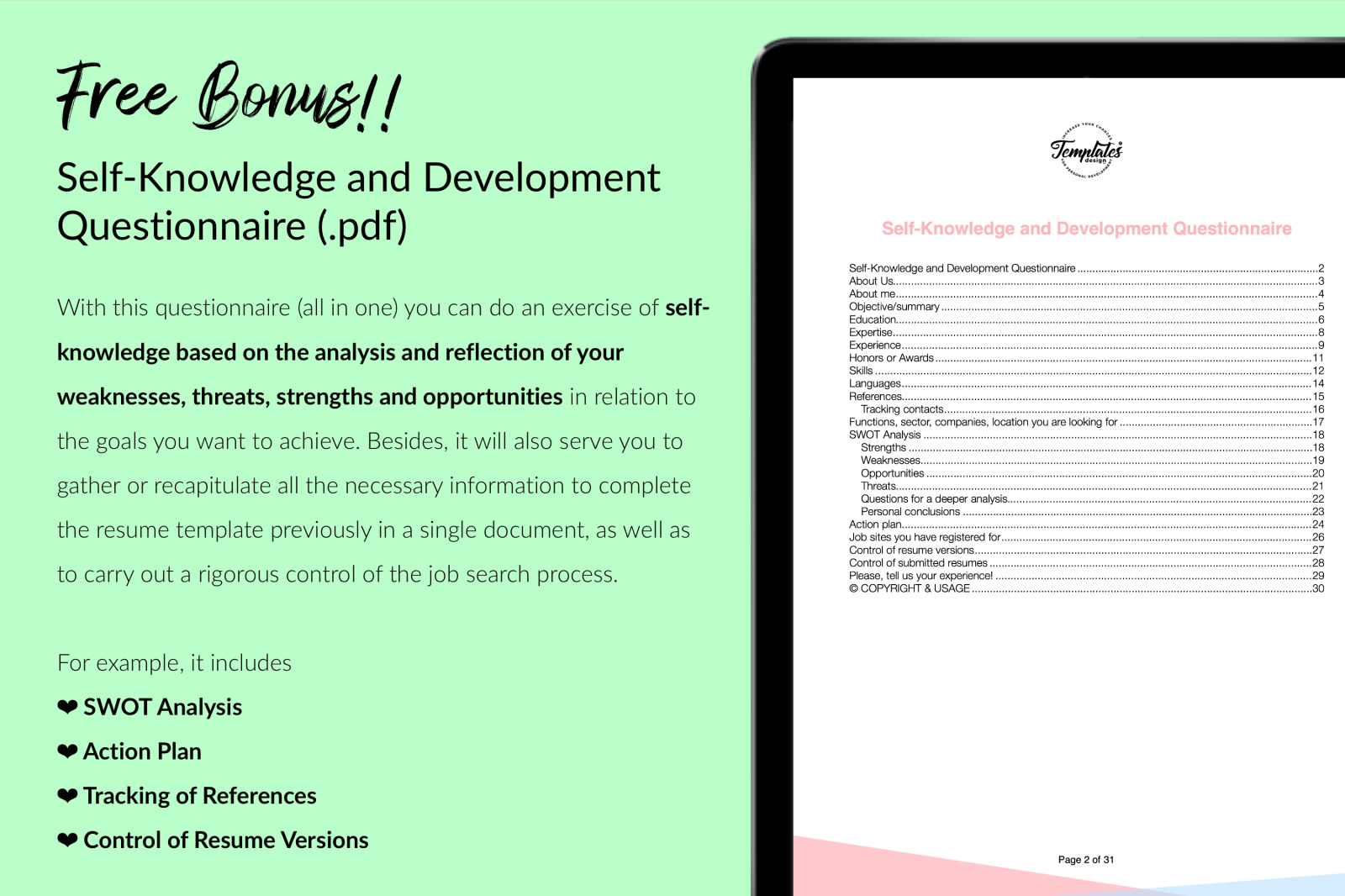 Modern Resume Template for Microsoft Word & Apple Pages // Camila King CV Design Template Modern Resume Template for Microsoft Word & Apple Pages // Camila King CV Design Template