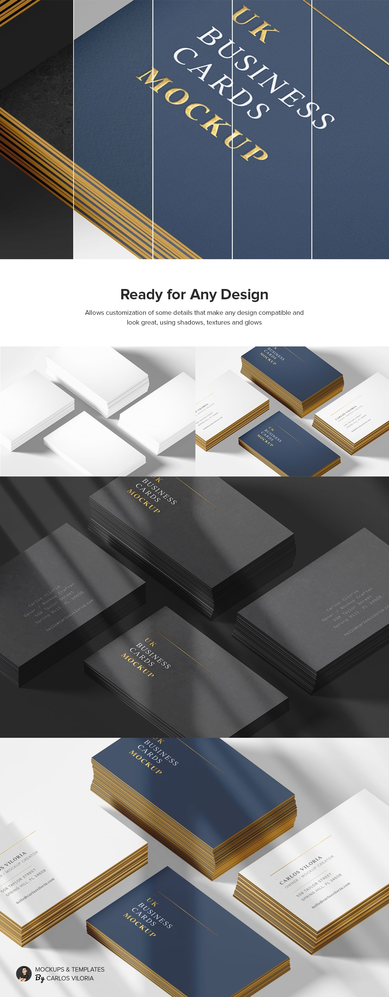 UK Business Cards Mockup 07